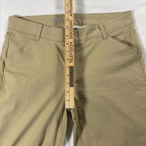 Workwear Relaxed Khaki Pants Dickies Tag 10R Fits Like 33X31 Beige Straight - Picture 7 of 9